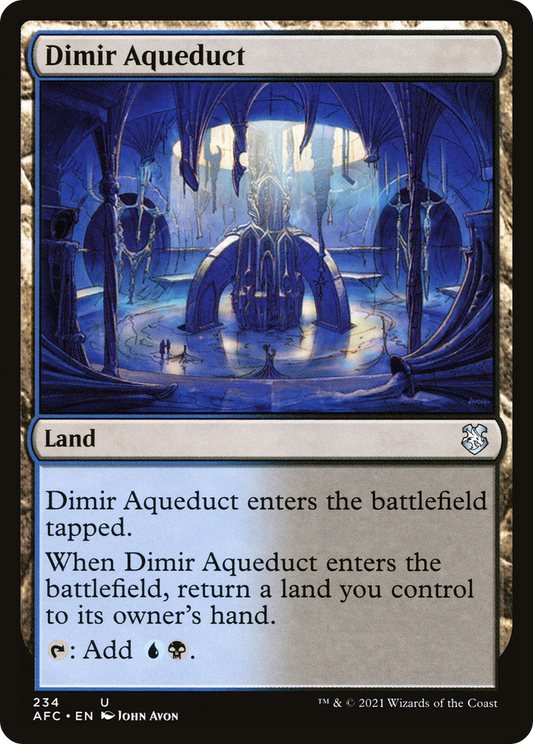 Dimir Aqueduct [Dungeons & Dragons: Adventures in the Forgotten Realms Commander]