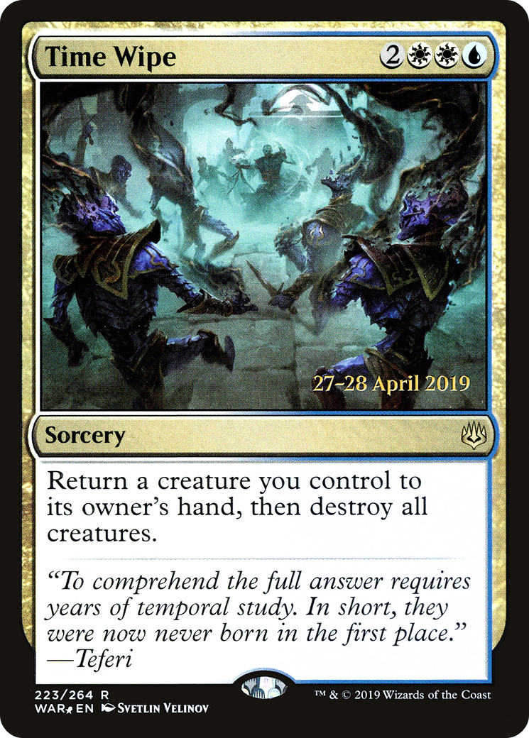 Time Wipe  [War of the Spark Prerelease Promos]