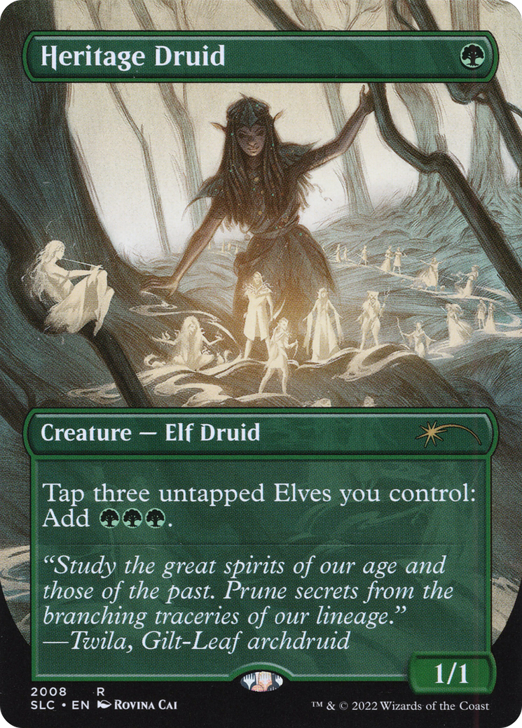 Heritage Druid (SLC-2008) - Secret Lair 30th Anniversary Countdown Kit (Borderless)