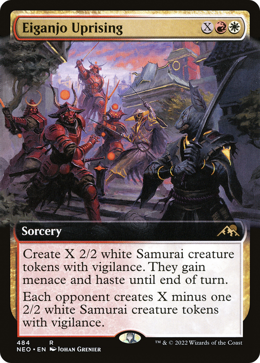Eiganjo Uprising (Extended Art) [Kamigawa: Neon Dynasty]