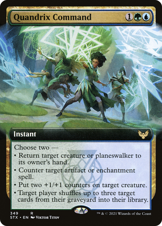 Quandrix Command (Extended) [Strixhaven: School of Mages]