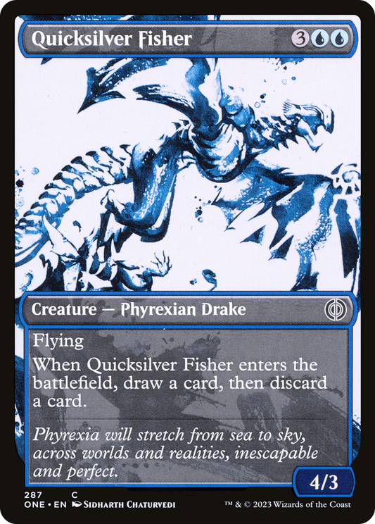 Quicksilver Fisher (ONE-287) - Phyrexia: All Will Be One: (Showcase)