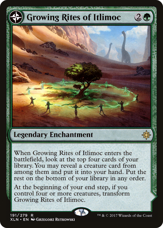 Growing Rites of Itlimoc // Itlimoc, Cradle of the Sun (XLN-191) - Ixalan: (compasslanddfc) Foil