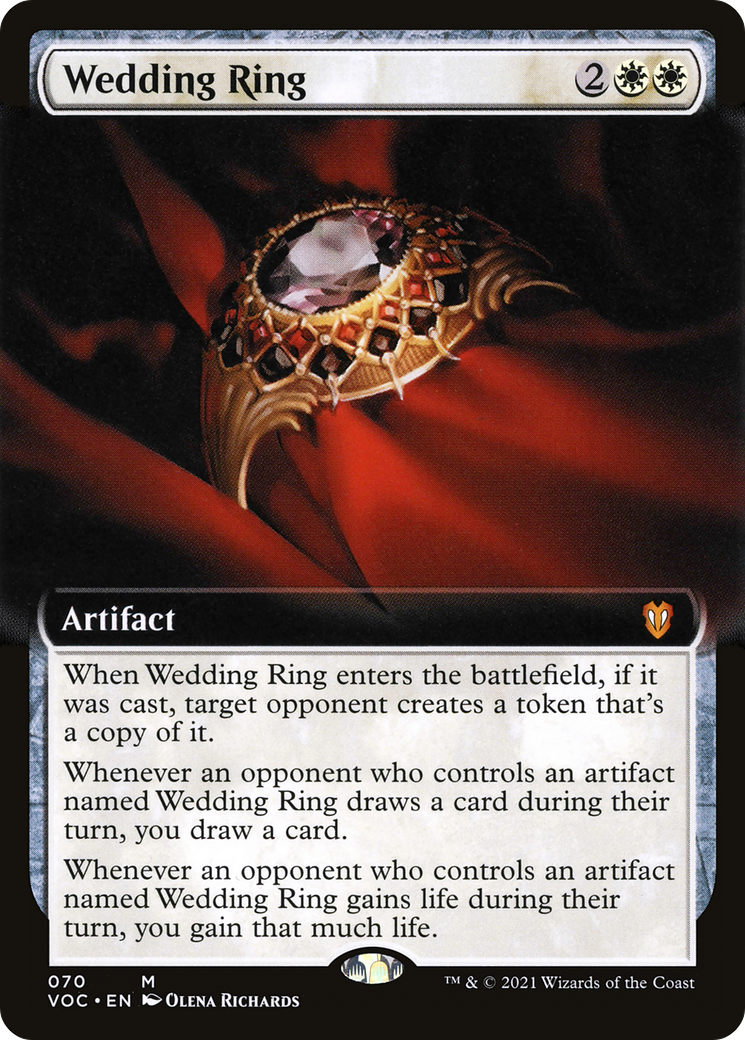 Wedding Ring (Extended) [Innistrad: Crimson Vow Commander]