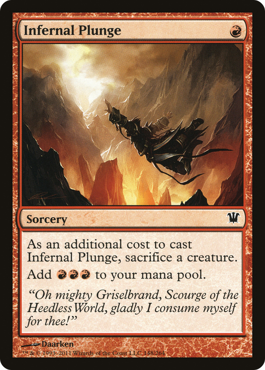 Infernal Plunge (ISD-148) - Innistrad