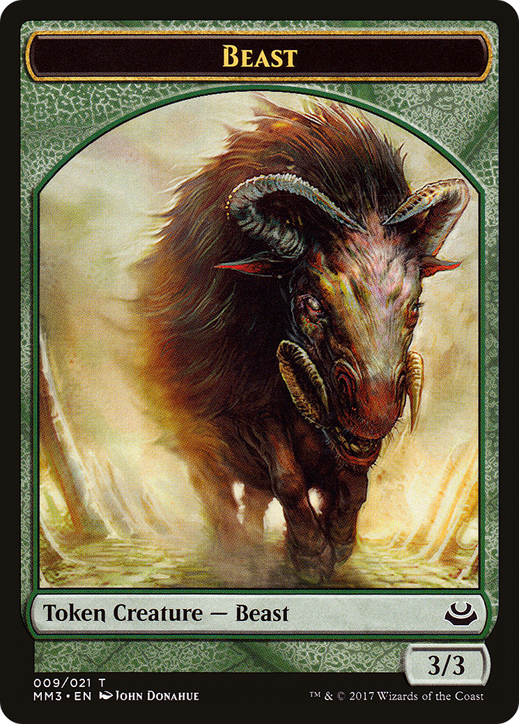Beast (009/021) [Modern Masters 2017 Tokens]