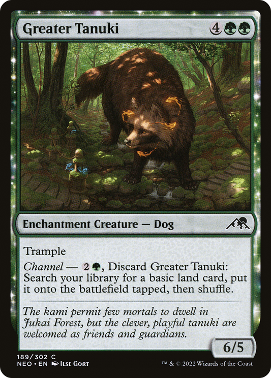 Greater Tanuki [Kamigawa: Neon Dynasty]