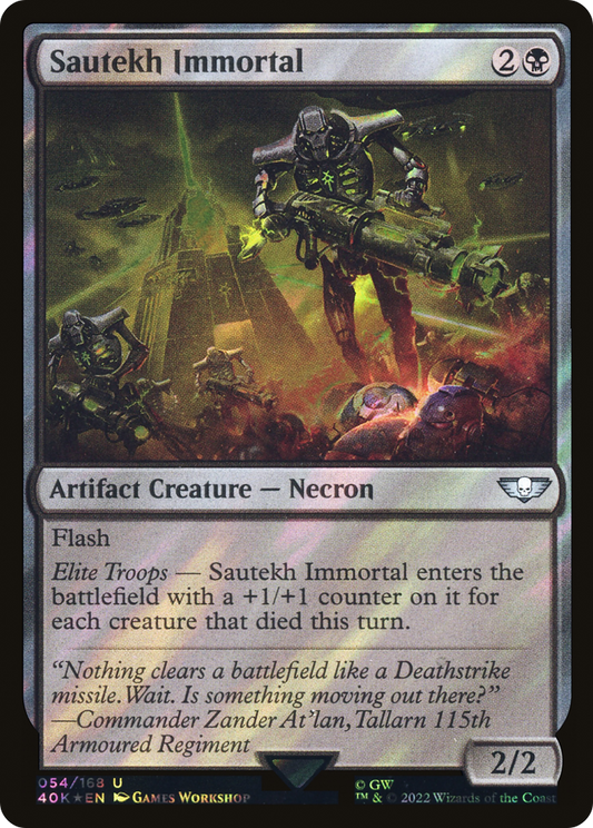 Sautekh Immortal (Surge Foil) [Universes Beyond: Warhammer 40,000]