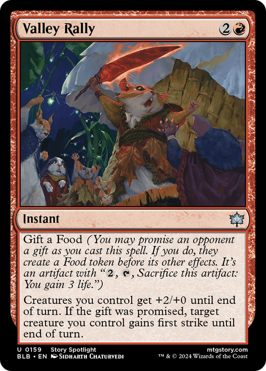 Valley Rally (BLB-159) - Bloomburrow Foil