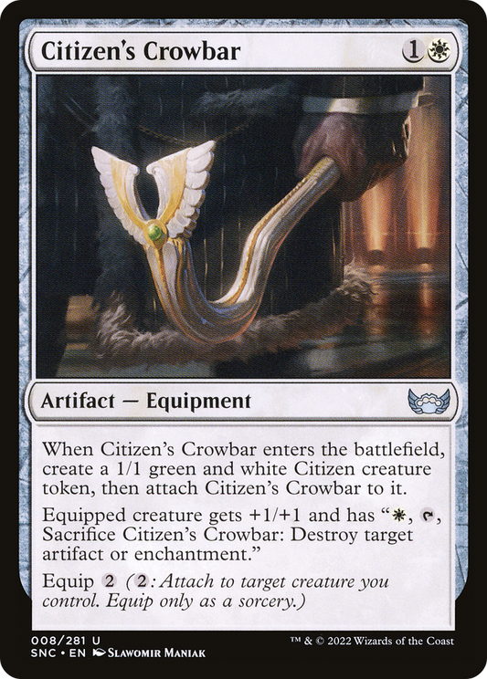 Citizen's Crowbar [Streets of New Capenna]