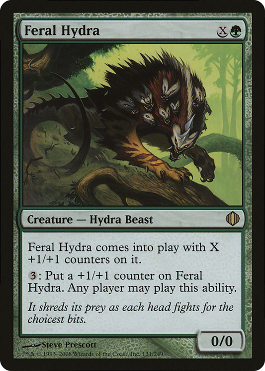 Feral Hydra (Oversized) [Oversize Cards]