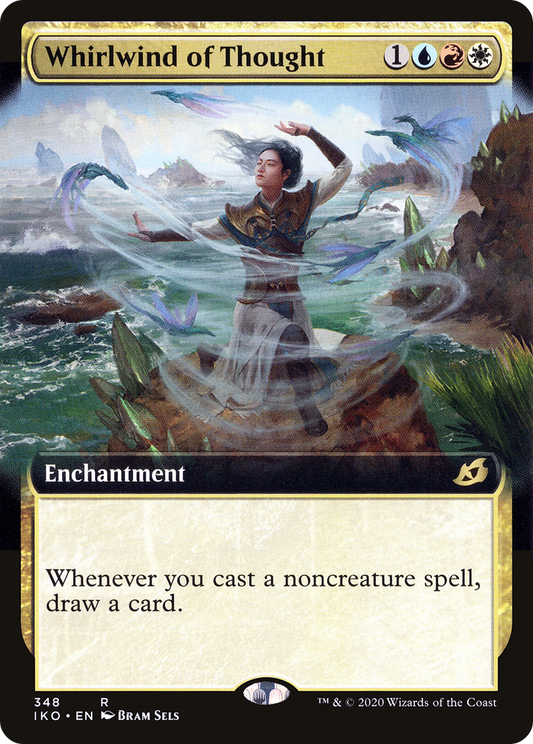Whirlwind of Thought (IKO-348) - Ikoria: Lair of Behemoths: (Extended Art) Foil