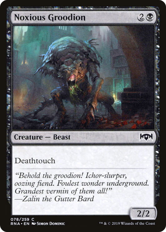 Noxious Groodion [Ravnica Allegiance]