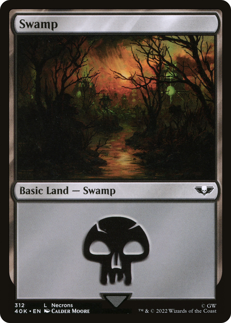 Swamp (312) [Universes Beyond: Warhammer 40,000]