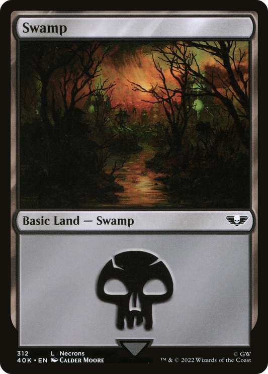 Swamp (312) [Universes Beyond: Warhammer 40,000]
