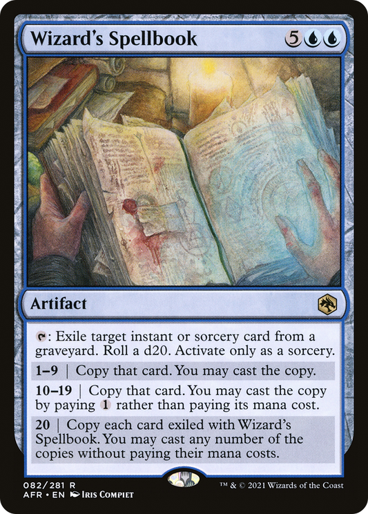 Wizard's Spellbook (AFR-082) - Adventures in the Forgotten Realms