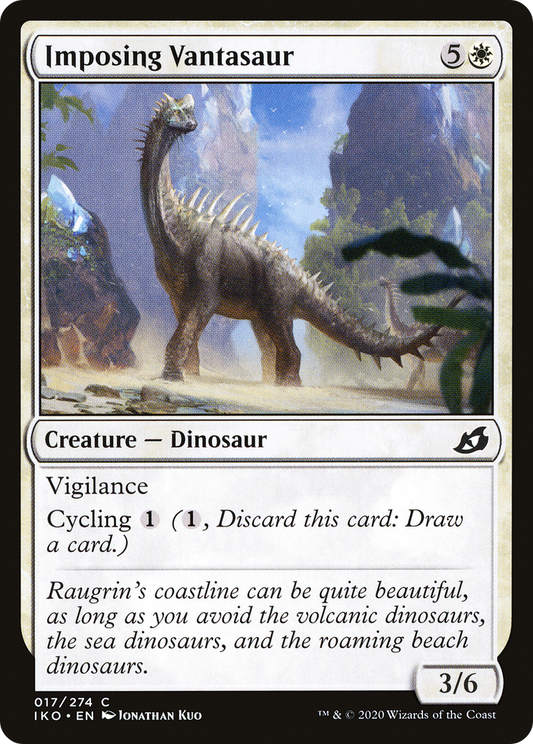 Imposing Vantasaur (IKO-017) - Ikoria: Lair of Behemoths