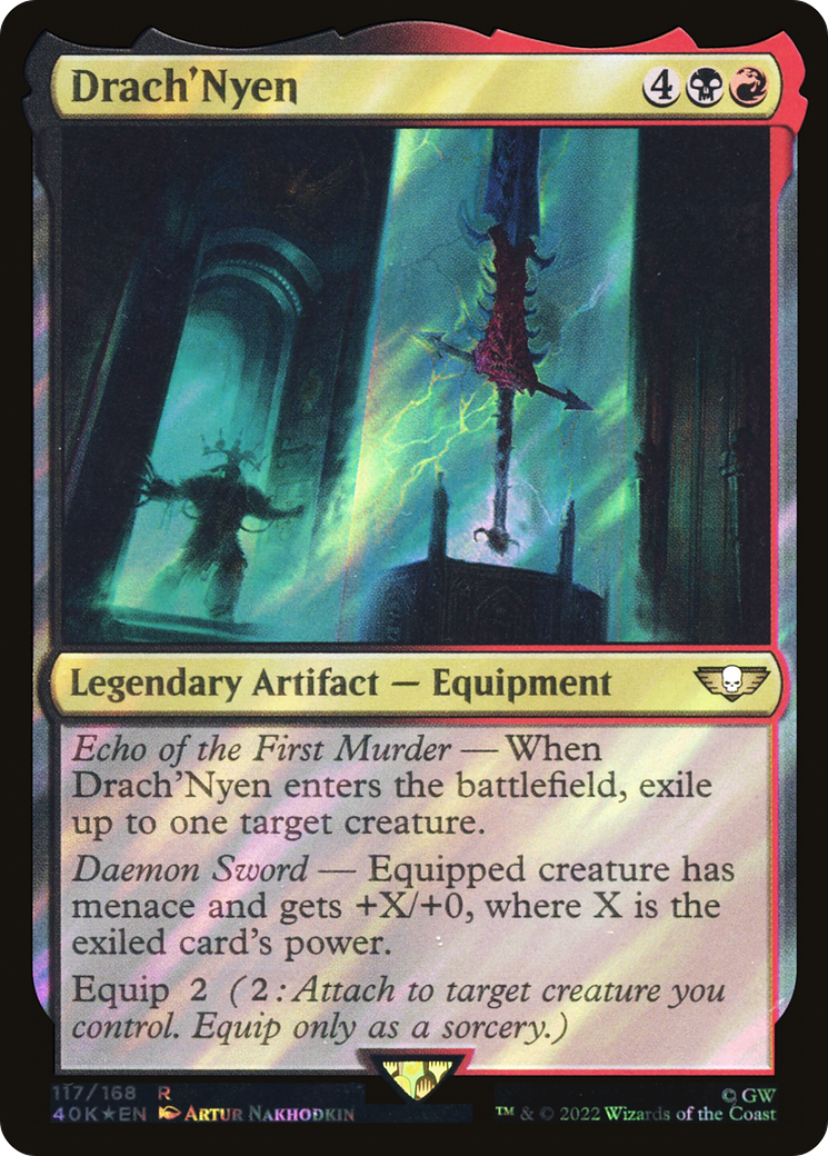 Drach'Nyen (Surge Foil) [Universes Beyond: Warhammer 40,000]