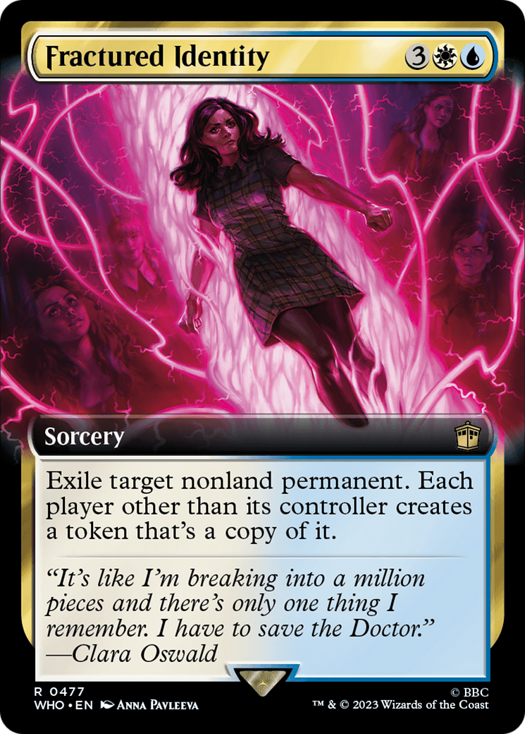 Fractured Identity (WHO-477) - Doctor Who: (Extended Art) Foil
