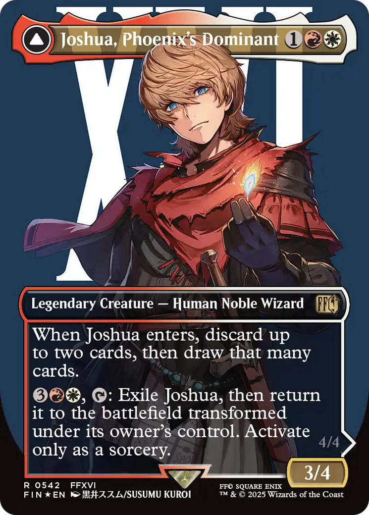 Joshua, Phoenix's Dominant (Surge Foil) [FINAL FANTASY]