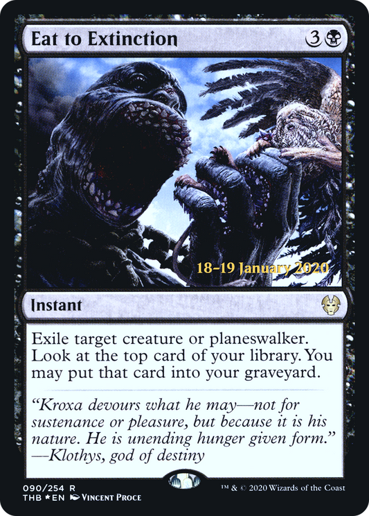 Eat to Extinction [Theros Beyond Death Prerelease Promos]