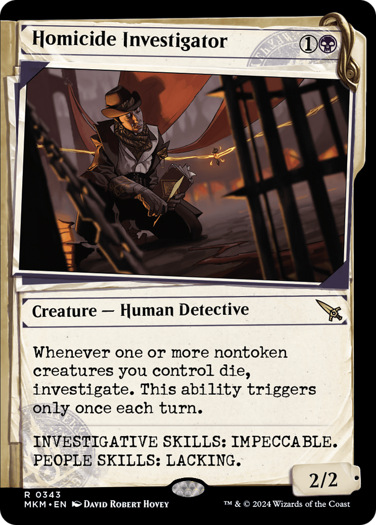 Homicide Investigator (MKM-343) - Murders at Karlov Manor: (Showcase) Foil