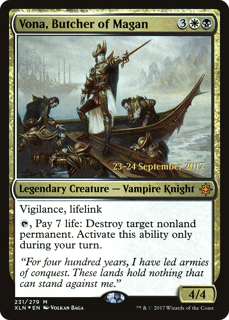 Vona, Butcher of Magan  [Ixalan Prerelease Promos]