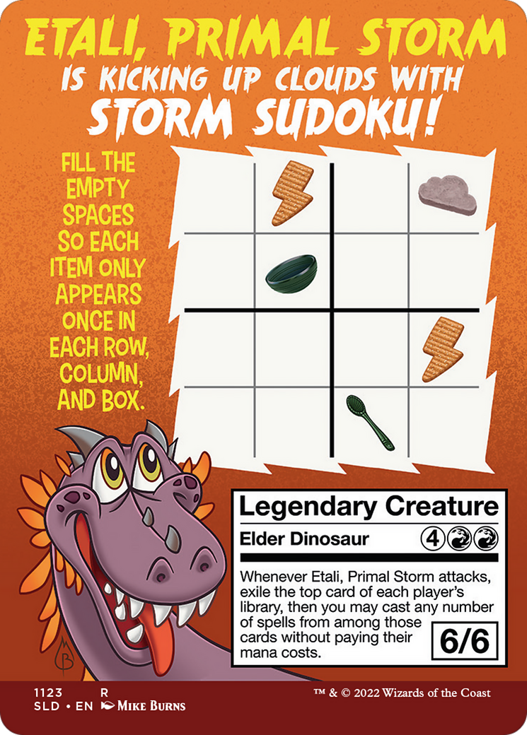 Etali, Primal Storm // Etali, Primal Storm (SLD-1123) - Secret Lair Drop (Borderless)