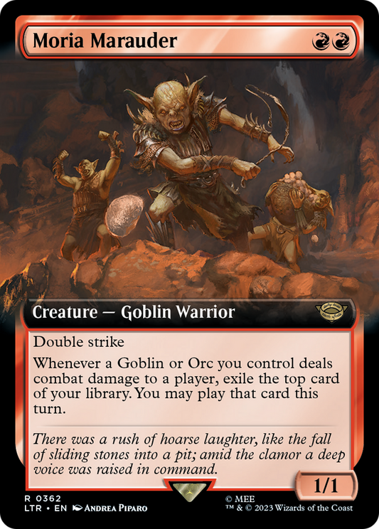 Moria Marauder (LTR-362) - The Lord of the Rings: Tales of Middle-earth: (Extended Art) Foil
