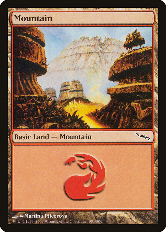 Mountain (MRD-301) - Mirrodin Foil