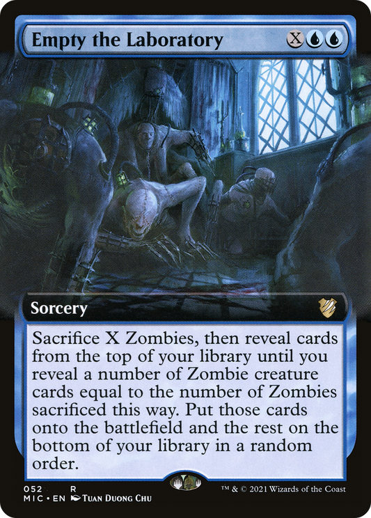 Empty the Laboratory (Extended) [Innistrad: Midnight Hunt Commander]