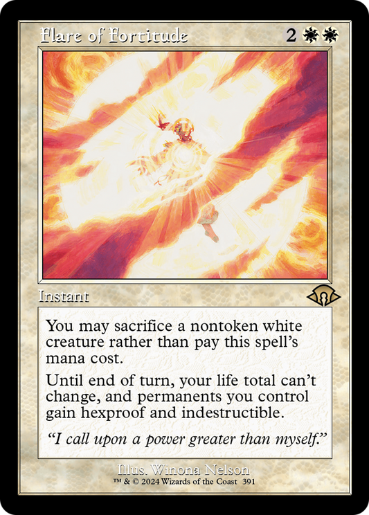 Flare of Fortitude (Retro Frame) (MH3-391) - Modern Horizons 3