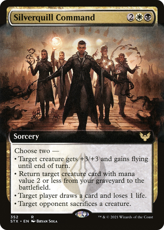 Silverquill Command (Extended) [Strixhaven: School of Mages]