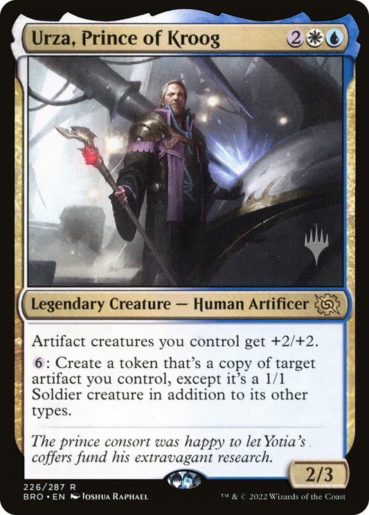 Urza, Prince of Kroog (PPBRO-226) - The Brothers' War Promos