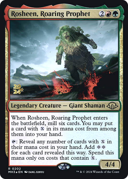 Rosheen, Roaring Prophet [Modern Horizons 3 Prerelease Promos]