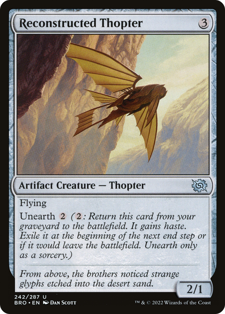 Reconstructed Thopter [The Brothers' War]