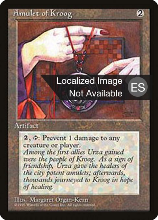 Amulet of Kroog [Fourth Edition Foreign Black Border]