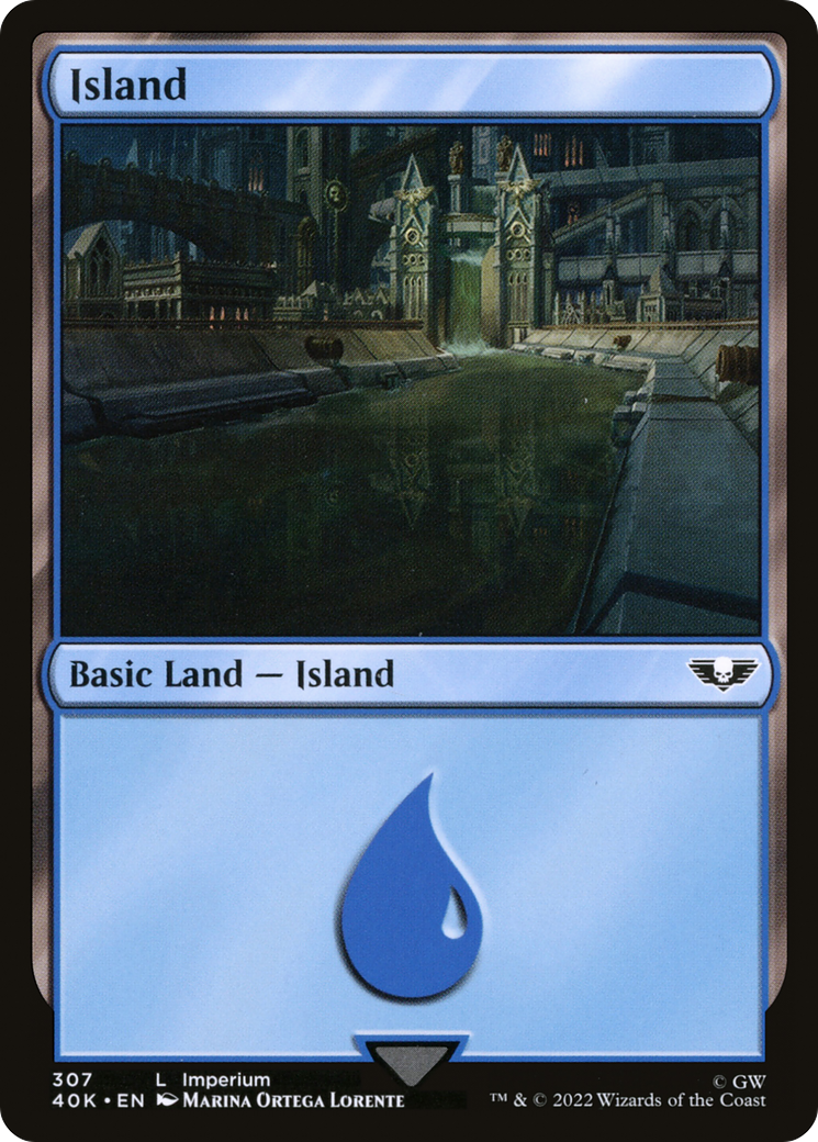 Island (307) [Universes Beyond: Warhammer 40,000]