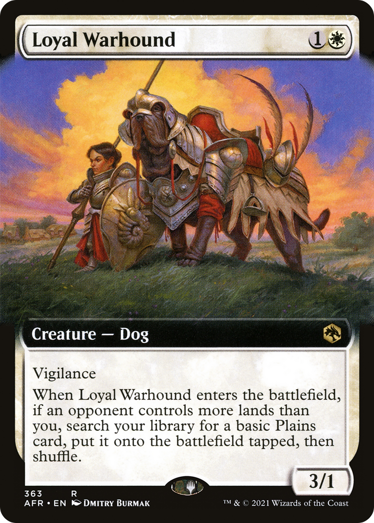 Loyal Warhound (Extended) [Dungeons & Dragons: Adventures in the Forgotten Realms]