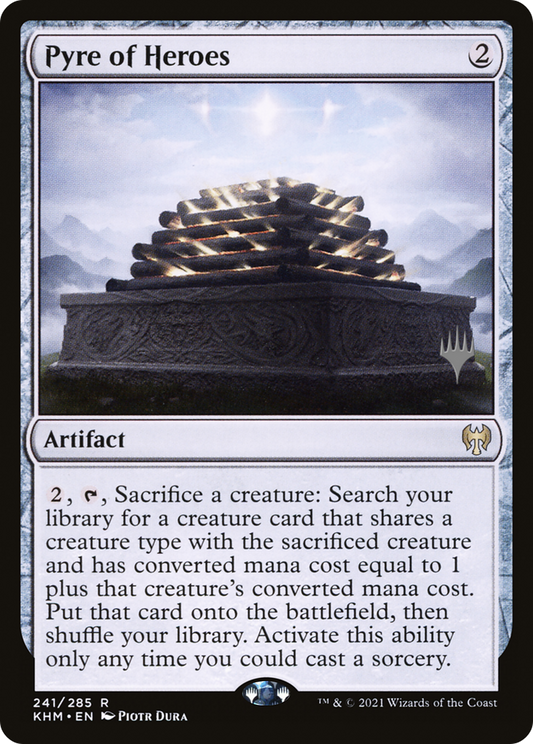 Pyre of Heroes (PPKHM-241) - Kaldheim Promos Foil