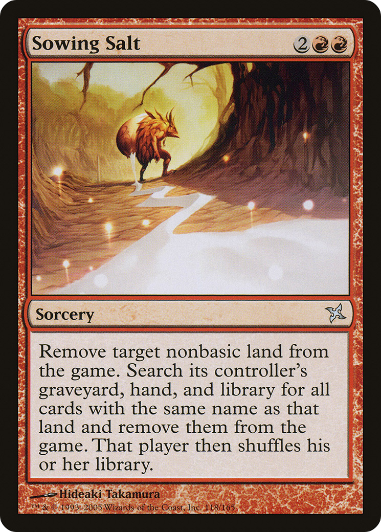 Sowing Salt (BOK-118) - Betrayers of Kamigawa