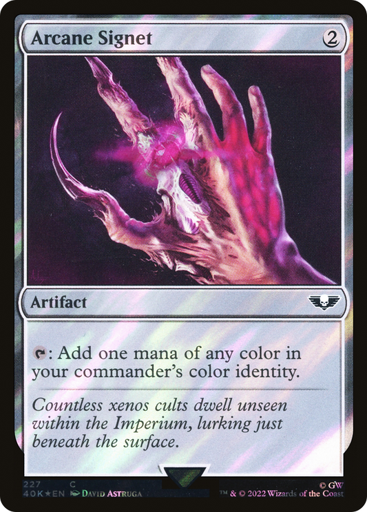 Arcane Signet (227) (Surge Foil) [Universes Beyond: Warhammer 40,000]