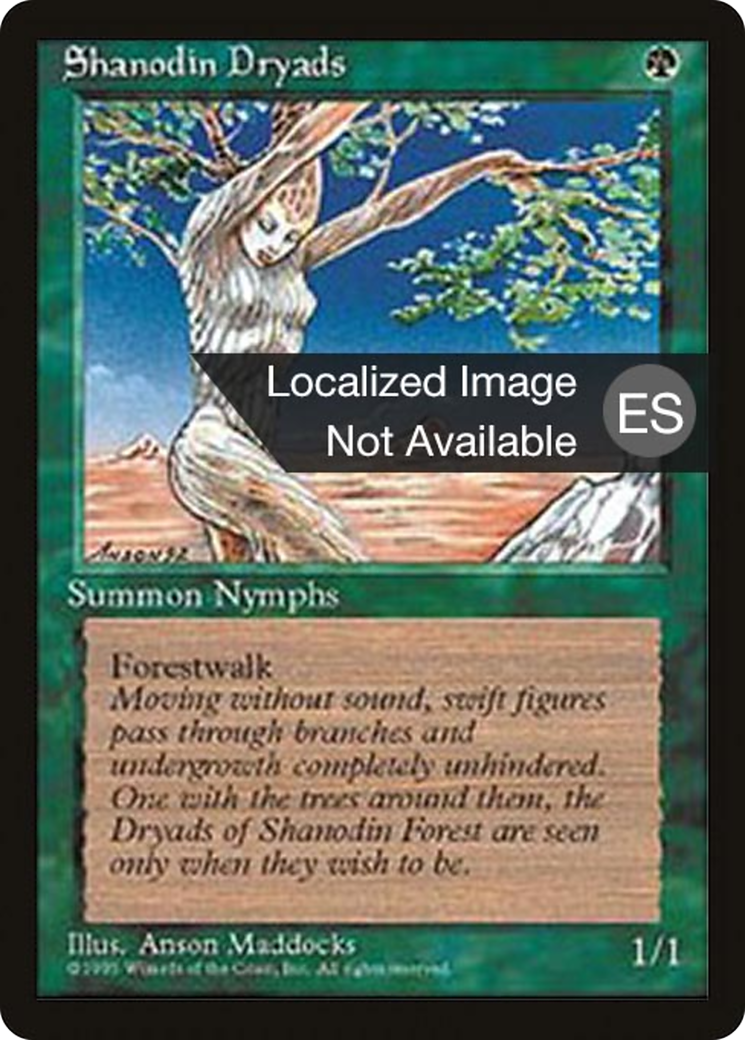 Shanodin Dryads [Fourth Edition Foreign Black Border]