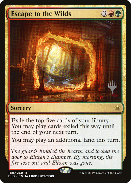 Escape to the Wilds (PPELD-189P) - Throne of Eldraine Promos Foil