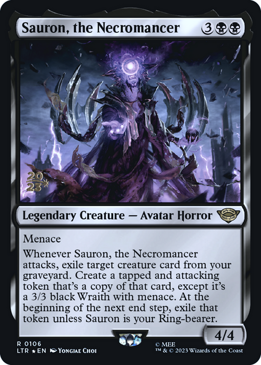 Sauron, the Necromancer [The Lord of the Rings: Tales of Middle-Earth Prerelease Promos]