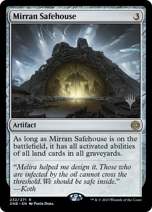 Mirran Safehouse (PPONE-232P) - Phyrexia: All Will Be One Promos