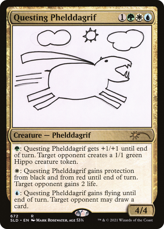 Questing Phelddagrif (672) [Secret Lair Drop Promos]