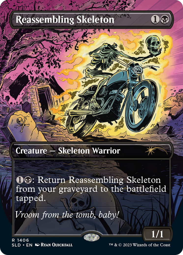 Reassembling Skeleton (SLD-1406) - Secret Lair Drop (Borderless)