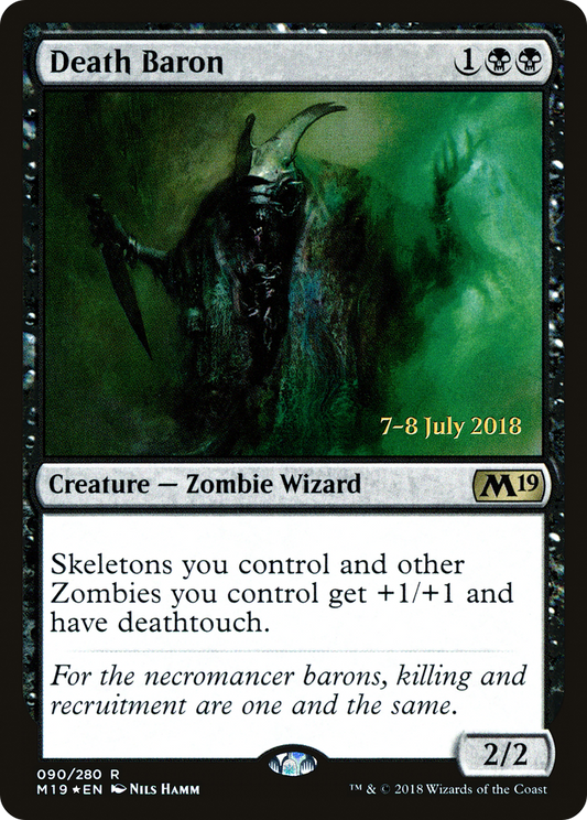 Death Baron  [Core Set 2019 Prerelease Promos]