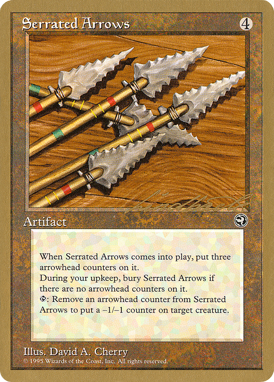 Serrated Arrows (Leon Lindback) [Pro Tour Collector Set]